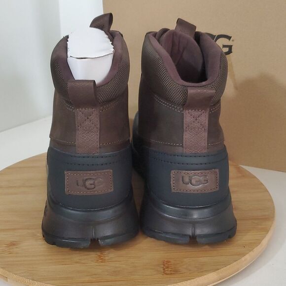UGG Men's Emmett Waterproof Leather Duck Boot Stout Size 9 NIB - Picture 6 of 14